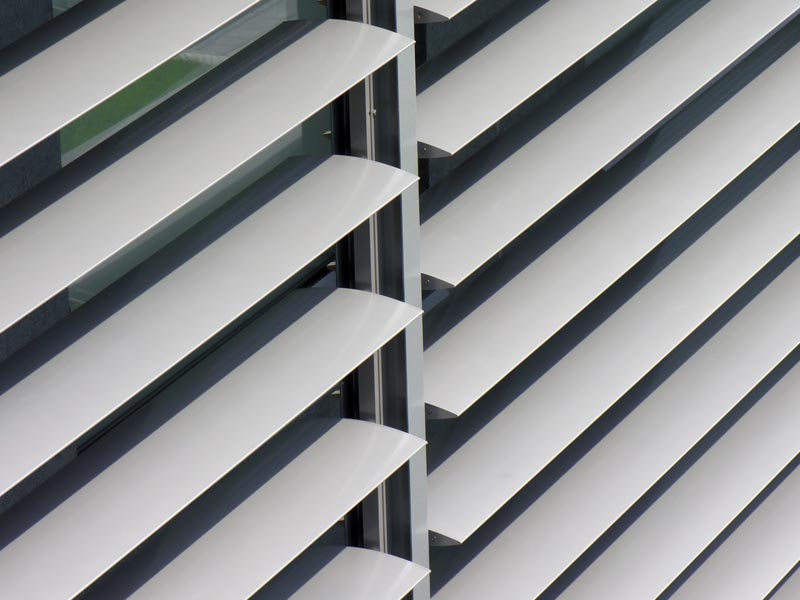 Metalcolor Outdoor Venetien Blinds Grey Laminated Aluminium Coil