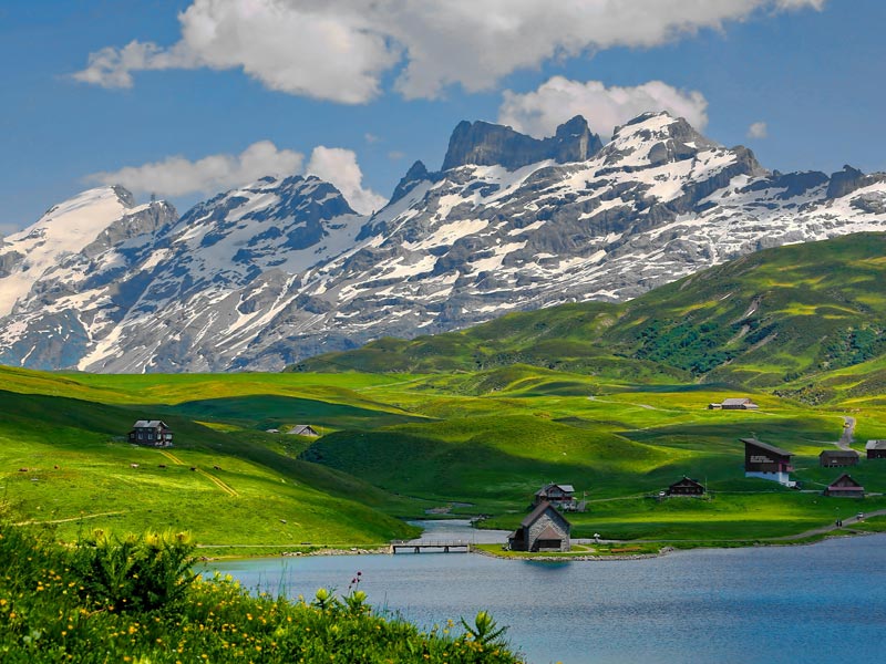 Mountain Lake Switzerland