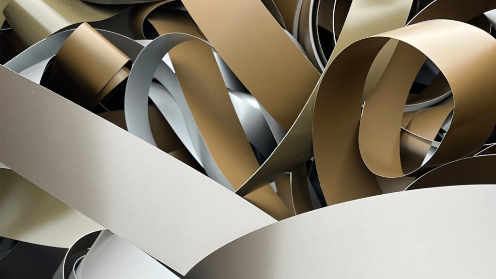 All aluminium scrap is collected and returned to local aluminium recycling partner.