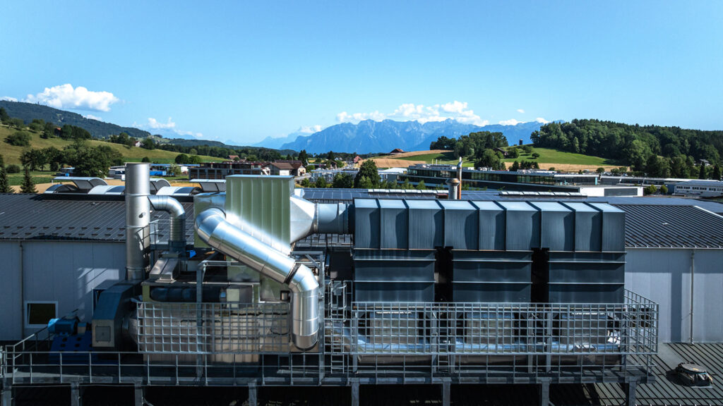 Regenerative oxydiser with a heat recovery system installed in 2018.